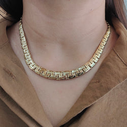 Yellow Gold Link Necklace