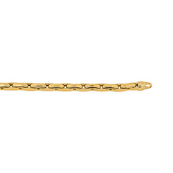 Yellow Gold "Grain de Riz" Link Necklace