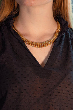 Collier Maille Américaine Or jaune