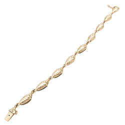 Bracelet Bibi Van Der Velden , «Mini Scarab Opal Eternity», or rose, pierres de couleurs.