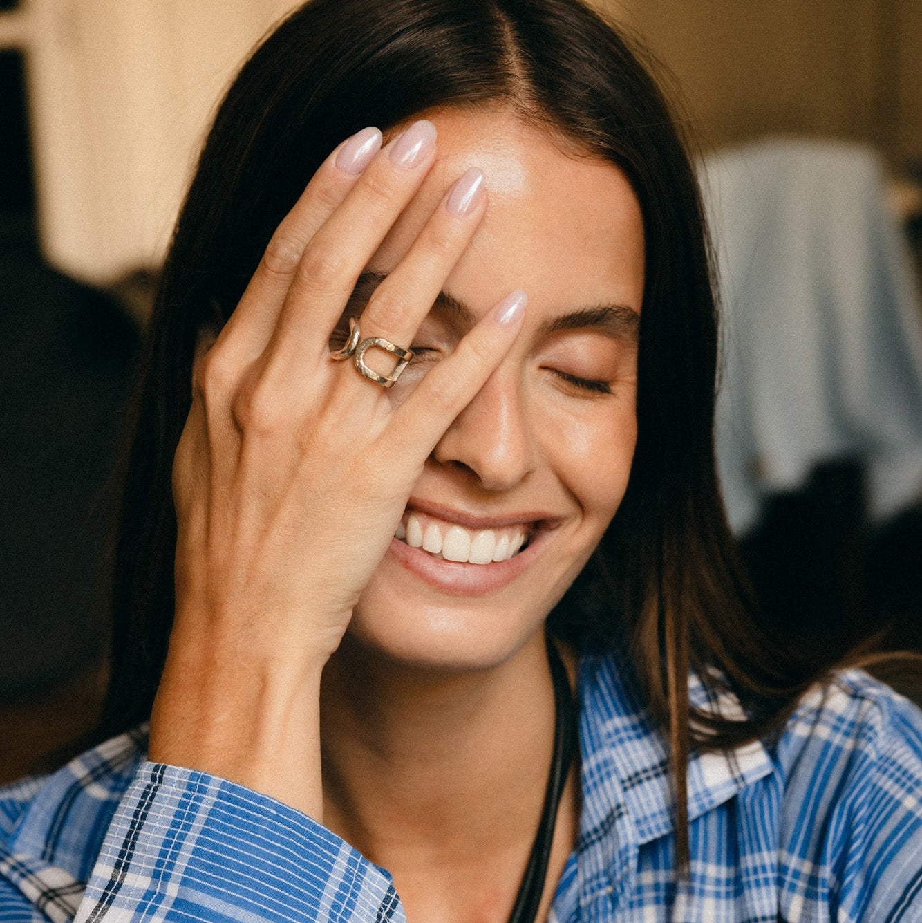 HERMÈS "Cythère" Silver Ring