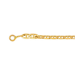 Yellow Gold Twisted-Link Bracelet