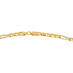 Yellow Gold Figaro Chain Necklace