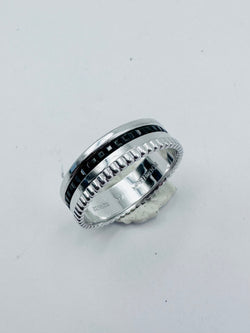 BOUCHERON "Quatre Black Edition" Ring in white gold and black PVD