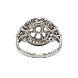 Entourage Ring in Platinum and Diamonds