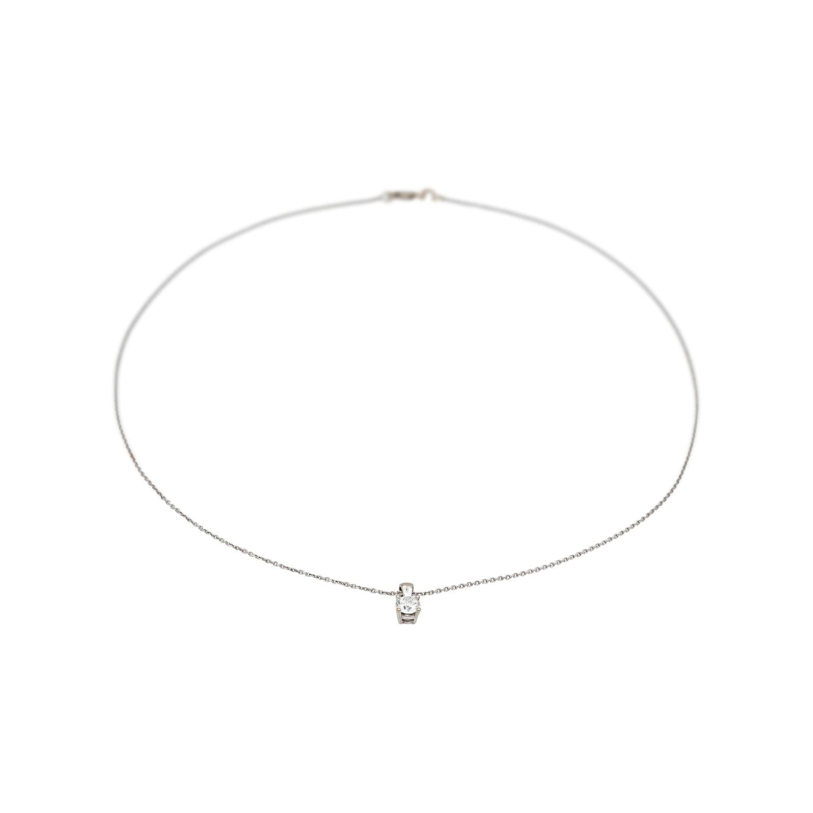 White gold Diamond Necklace