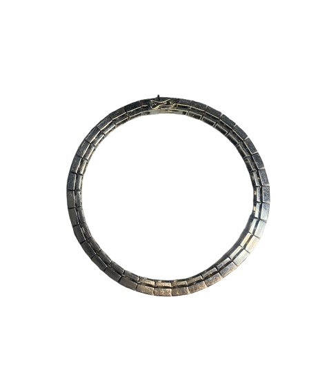 Bracelet Ligne en or blanc et diamants