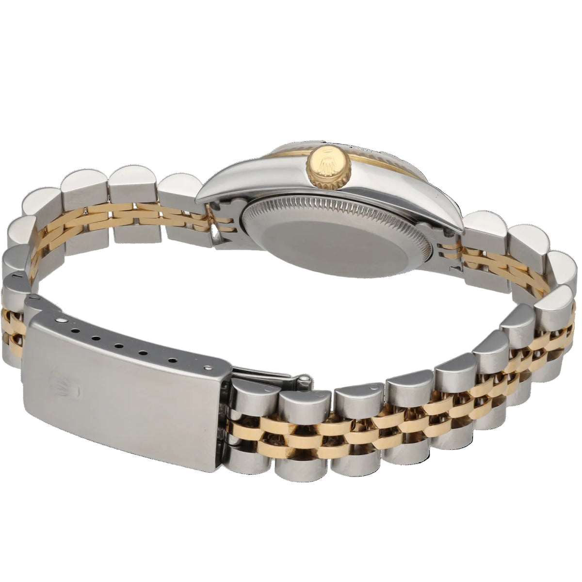 ROLEX "Lady Oyster Perpetual" watch in yellow gold and steel