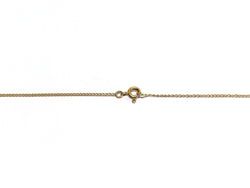 Rose gold chain with curb chain design