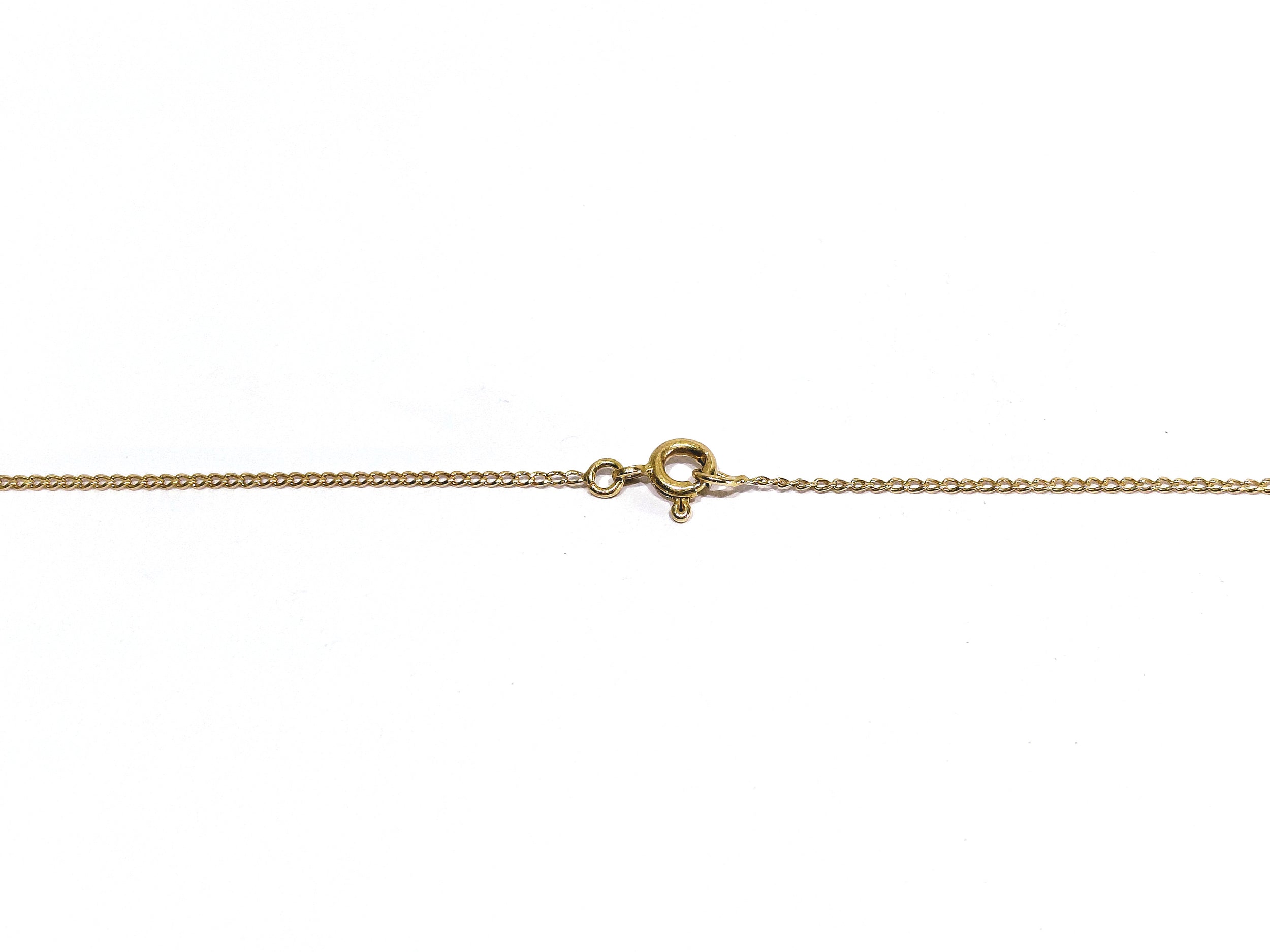 Rose gold chain with curb chain design