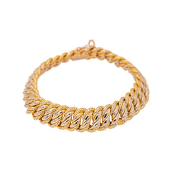 Bracelet Maille américaine Or rose