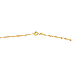 Necklace Link Anchor Chain Yellow gold