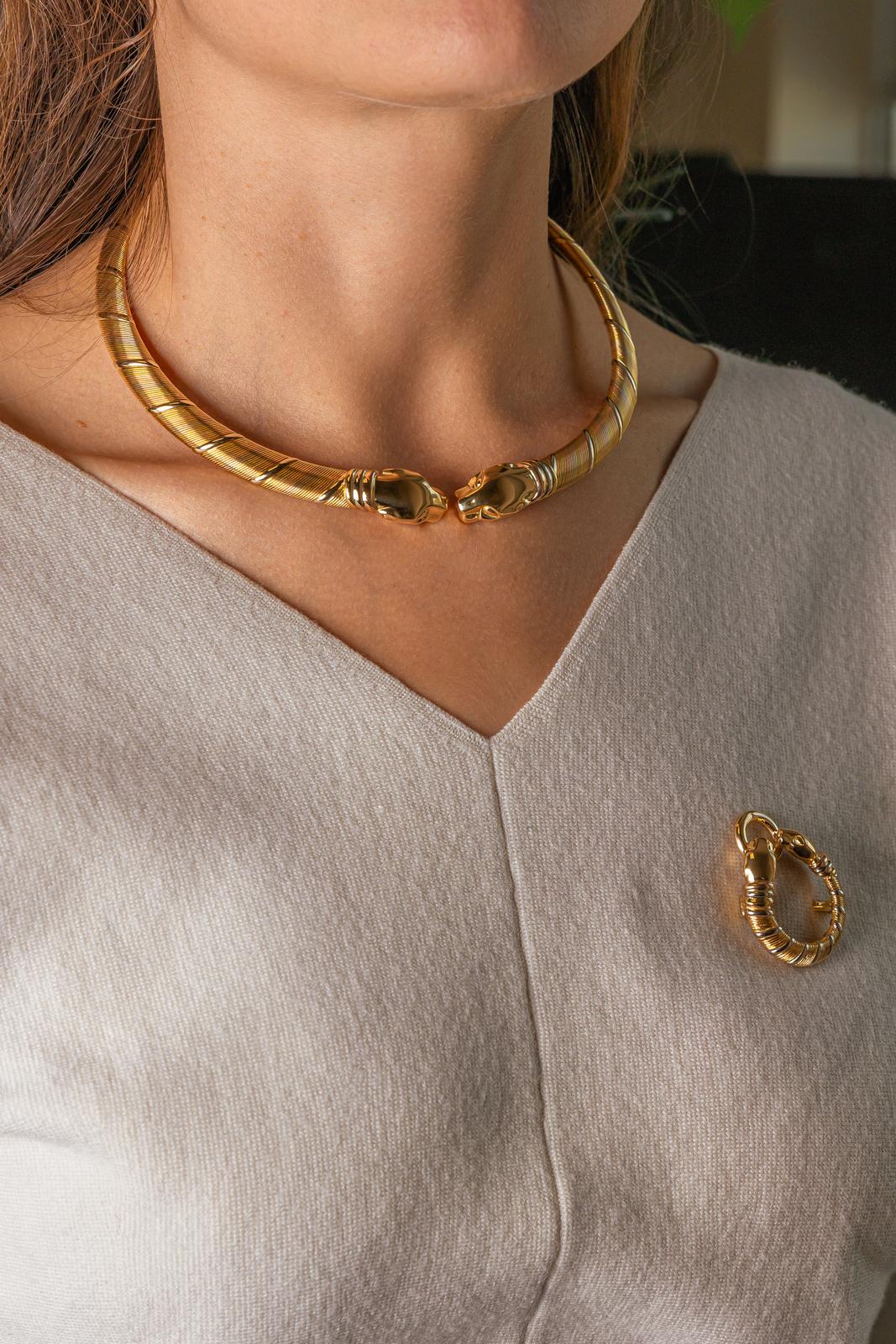 Cartier Panther Brooch in Yellow gold