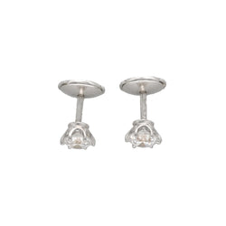 Earrings in White Gold, Platinum, and Diamonds
