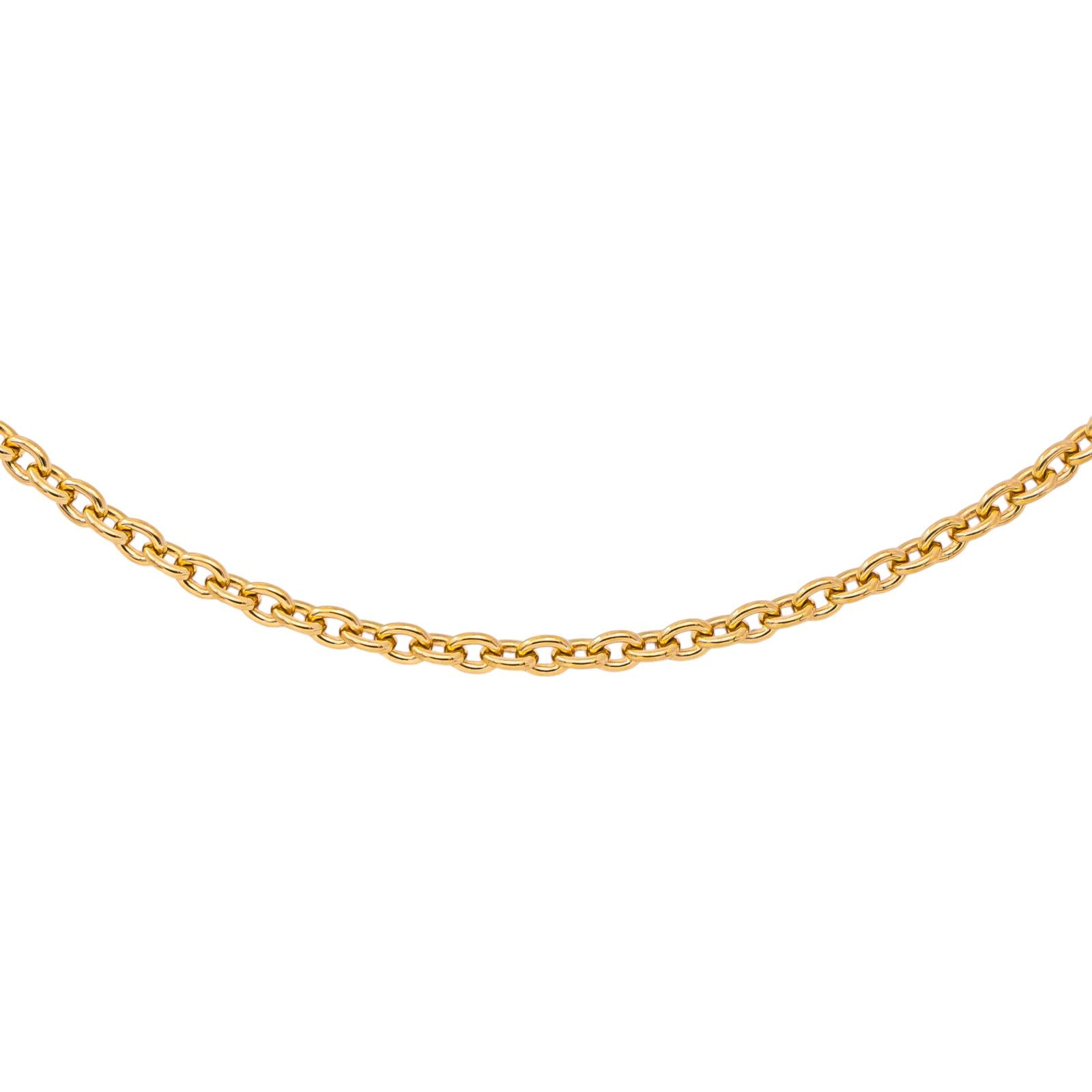 Collier Maille forçat Or jaune