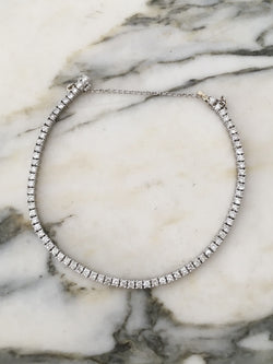 Bracelet Ligne in Platinum and Diamonds