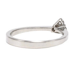 Trilogy Ring in White Gold and Diamonds