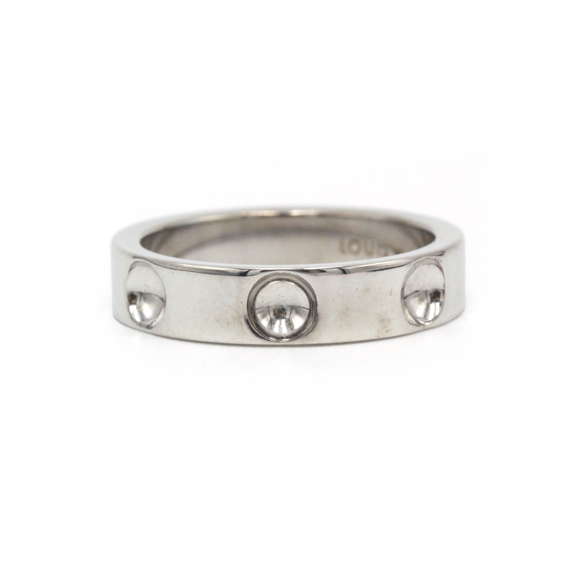 Louis VUITTON "Empreinte" Ring in White Gold