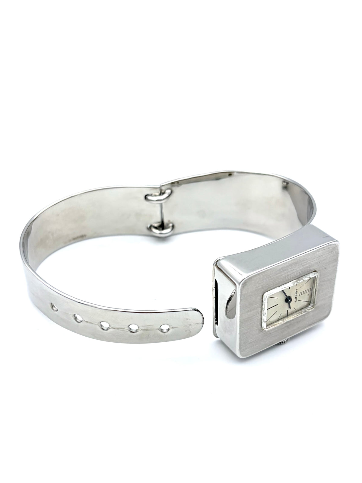 Vintage HERMES Silver Watch, circa 1970