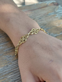 Art Nouveau / Art Deco Yellow Gold Bracelet