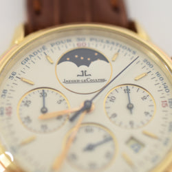 JAEGER-LECOULTRE "Odysseus" Watch in Yellow gold, Rose gold and leather