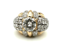 Gold, Platinum, and Diamond Ring