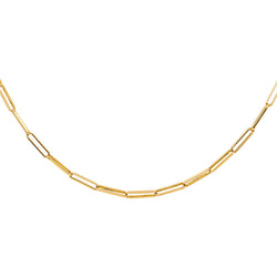 Yellow Gold Forçat Link Necklace