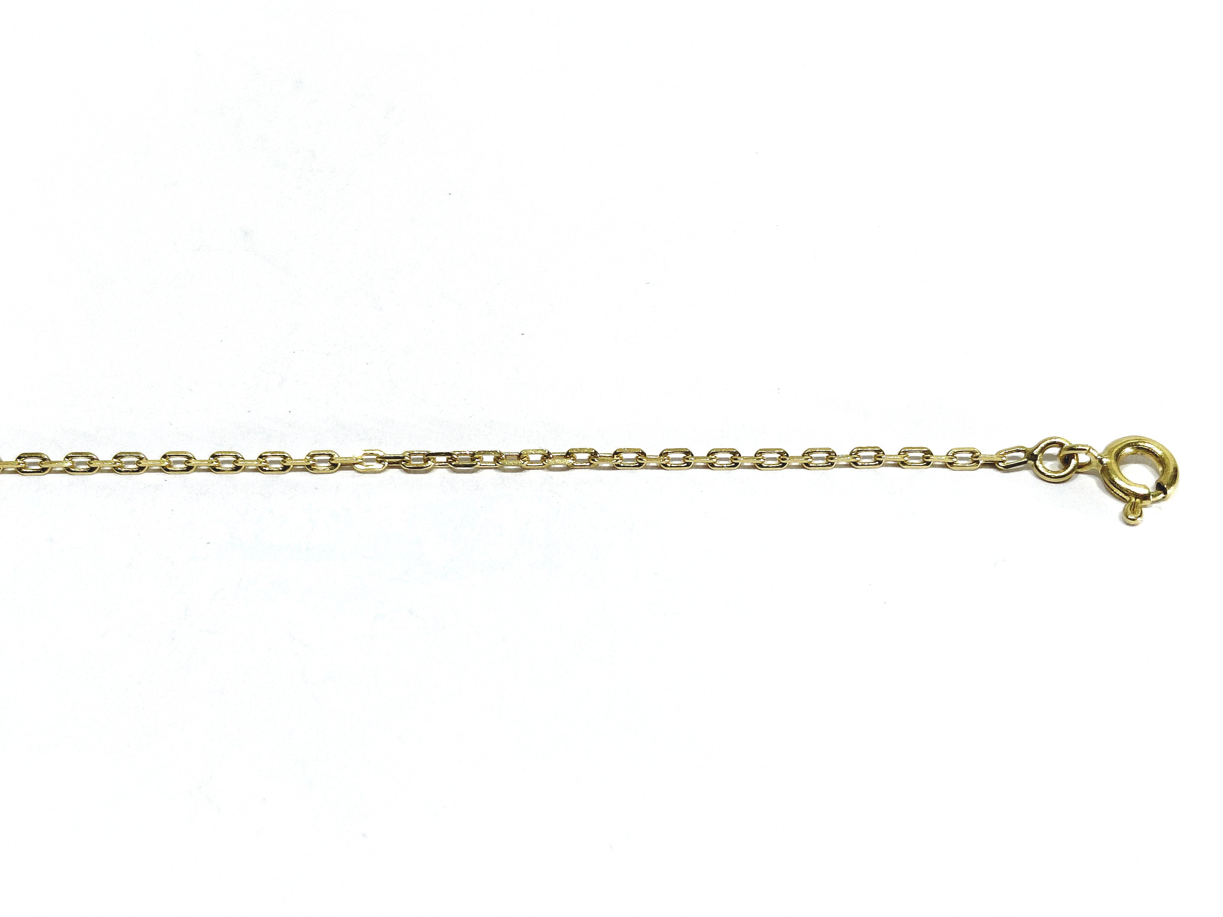 Yellow gold Forçat-link chain