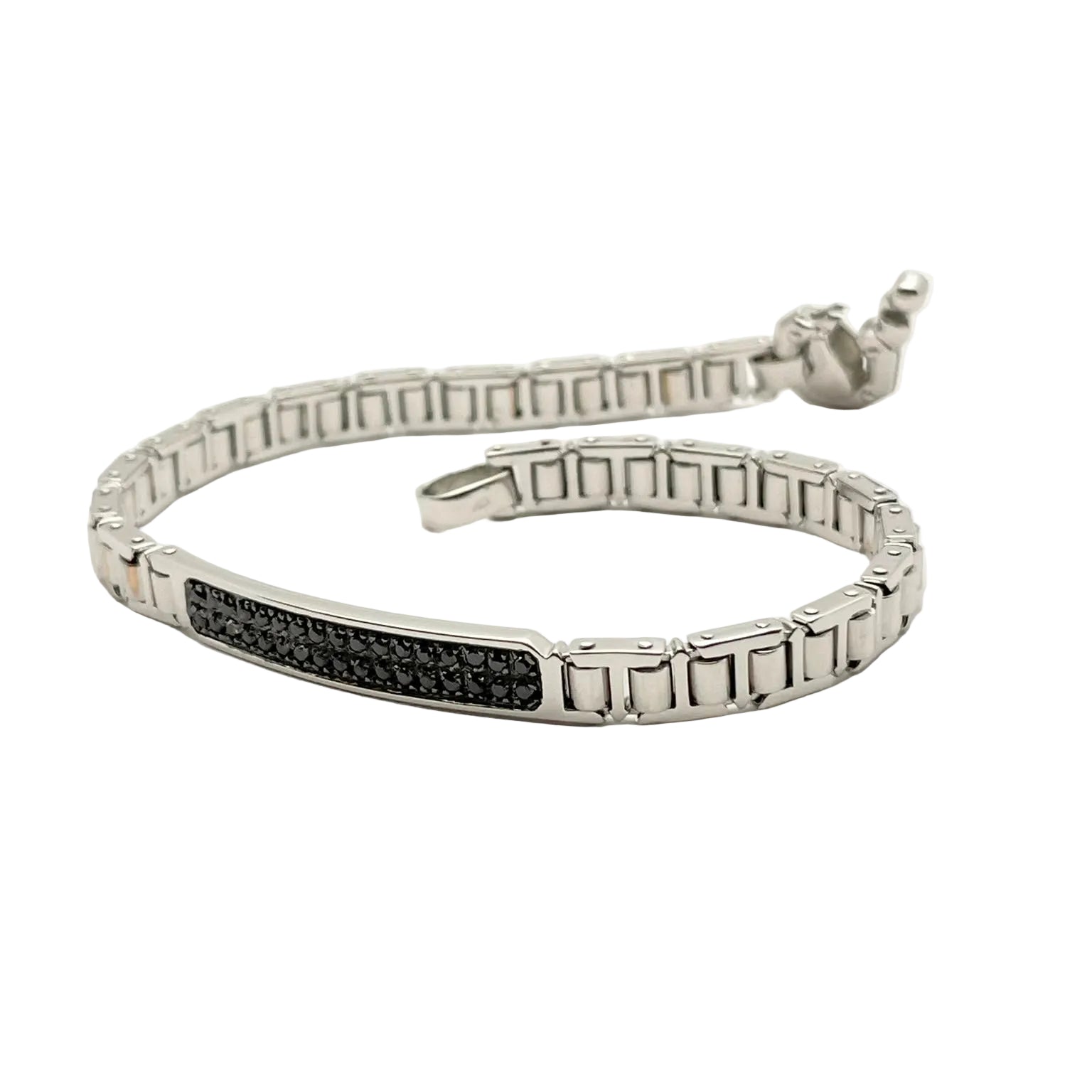 BARAKA Collection Bracelet in White Gold and Diamonds