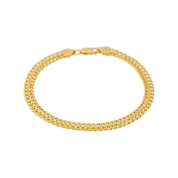 Bracelet Maille souple Or jaune