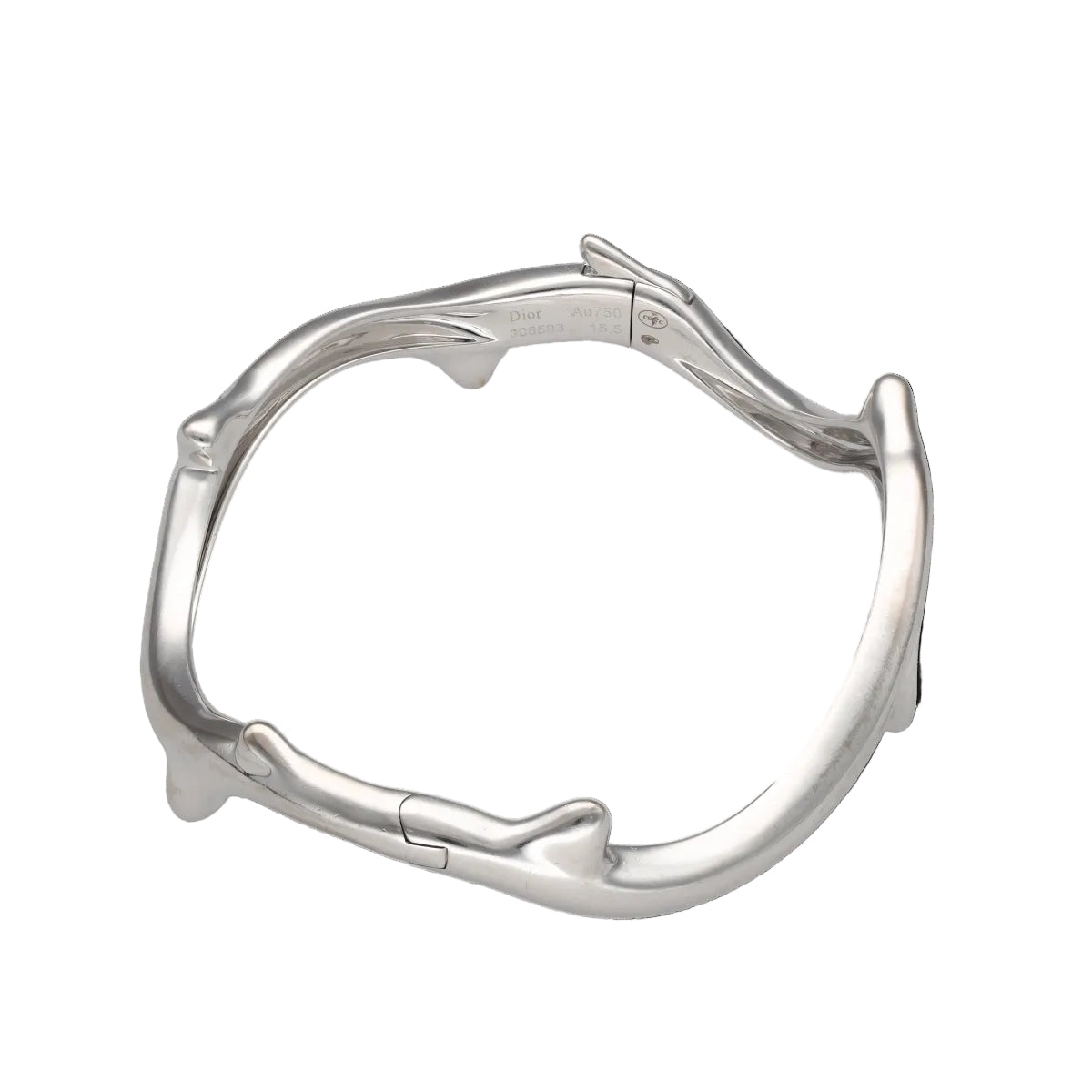 DIOR "Rosewood" Bangle in White Gold