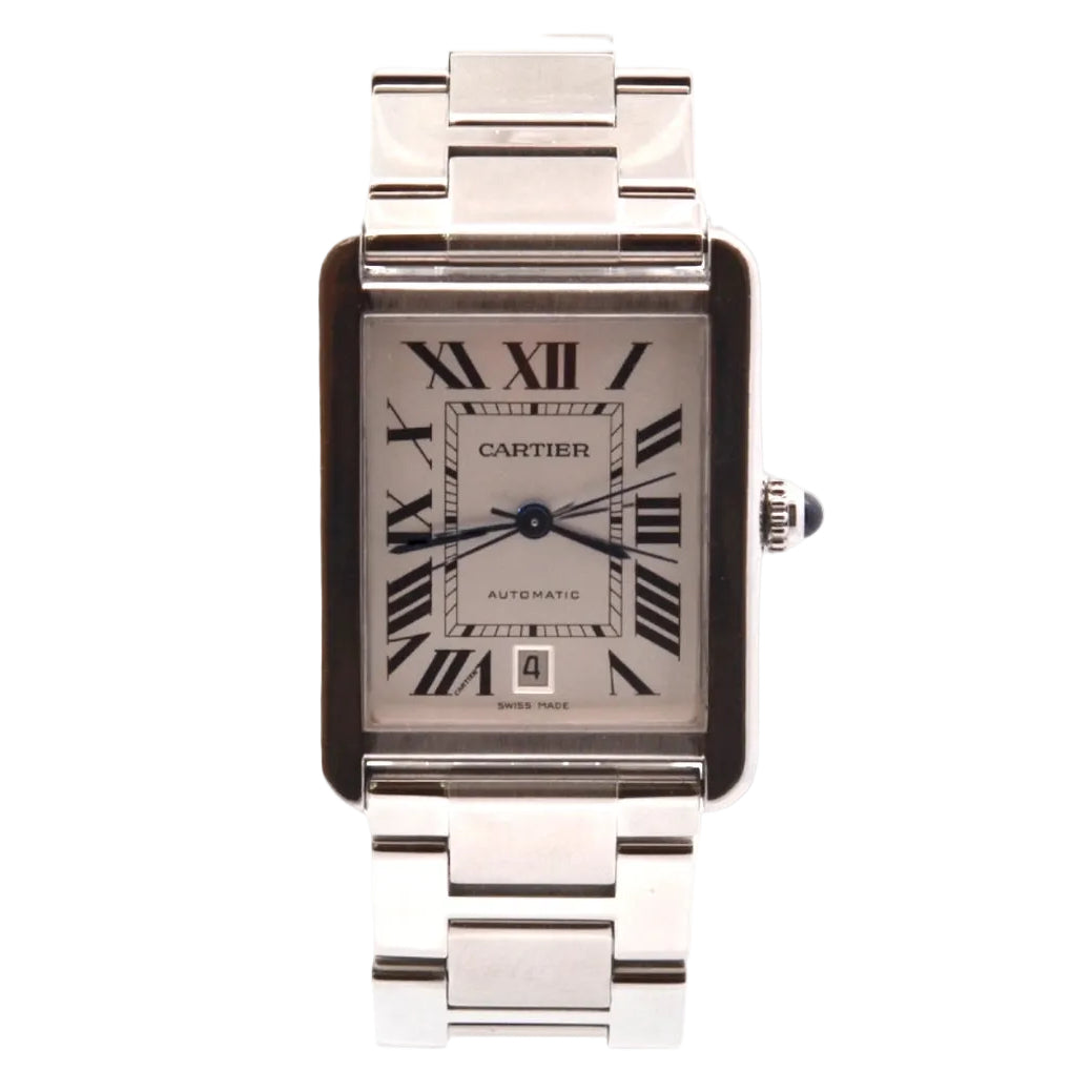 CARTIER "Tank Solo XL" Steel Watch