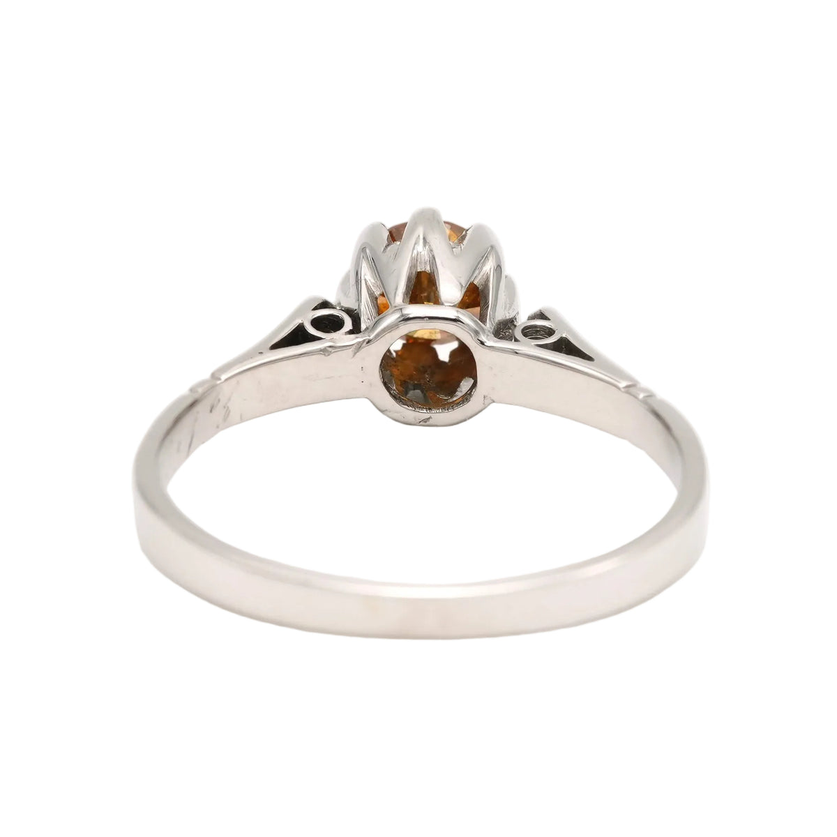 Bague Solitaire en or blanc et diamant