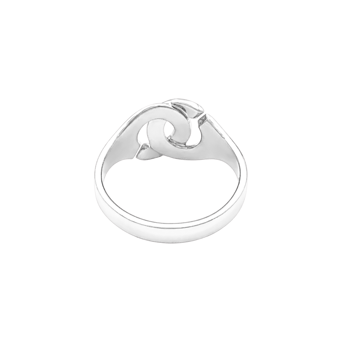 DINH VAN "R10 Handcuffs" Ring in White Gold