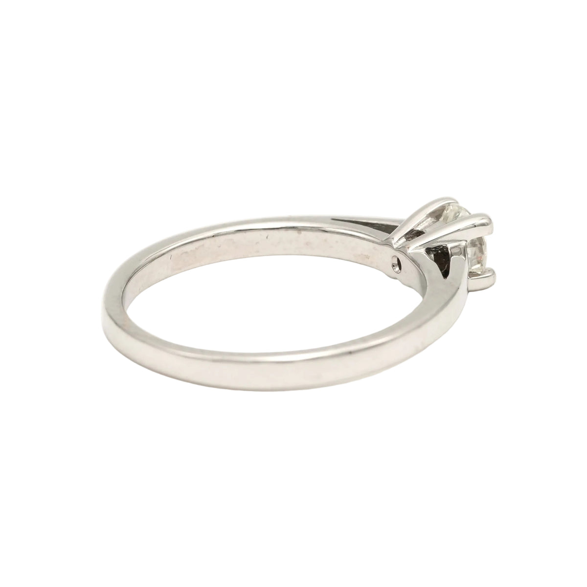 Bague Solitaire en or blanc et diamant