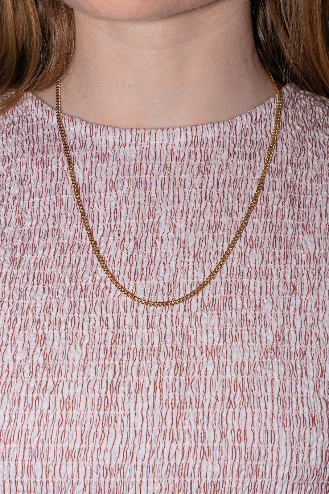 Collier Maille gourmette Or jaune