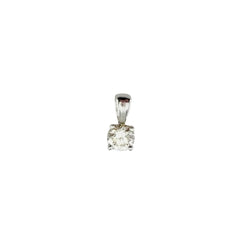 White Gold and Diamond Pendant