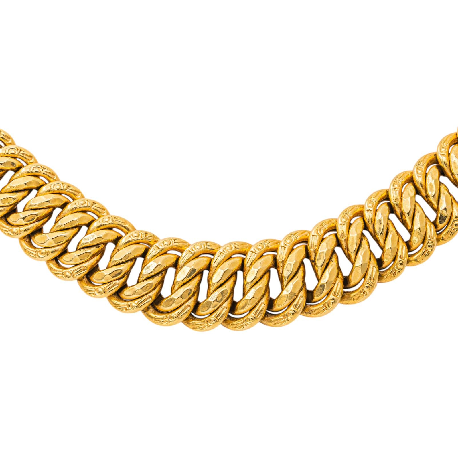 Collier Maille Américaine Or jaune