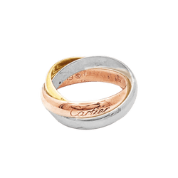 Ring Cartier, "Trinity" model, three-tone gold.