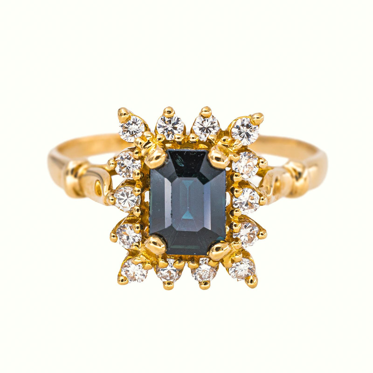 Yellow Gold Sapphire Ring