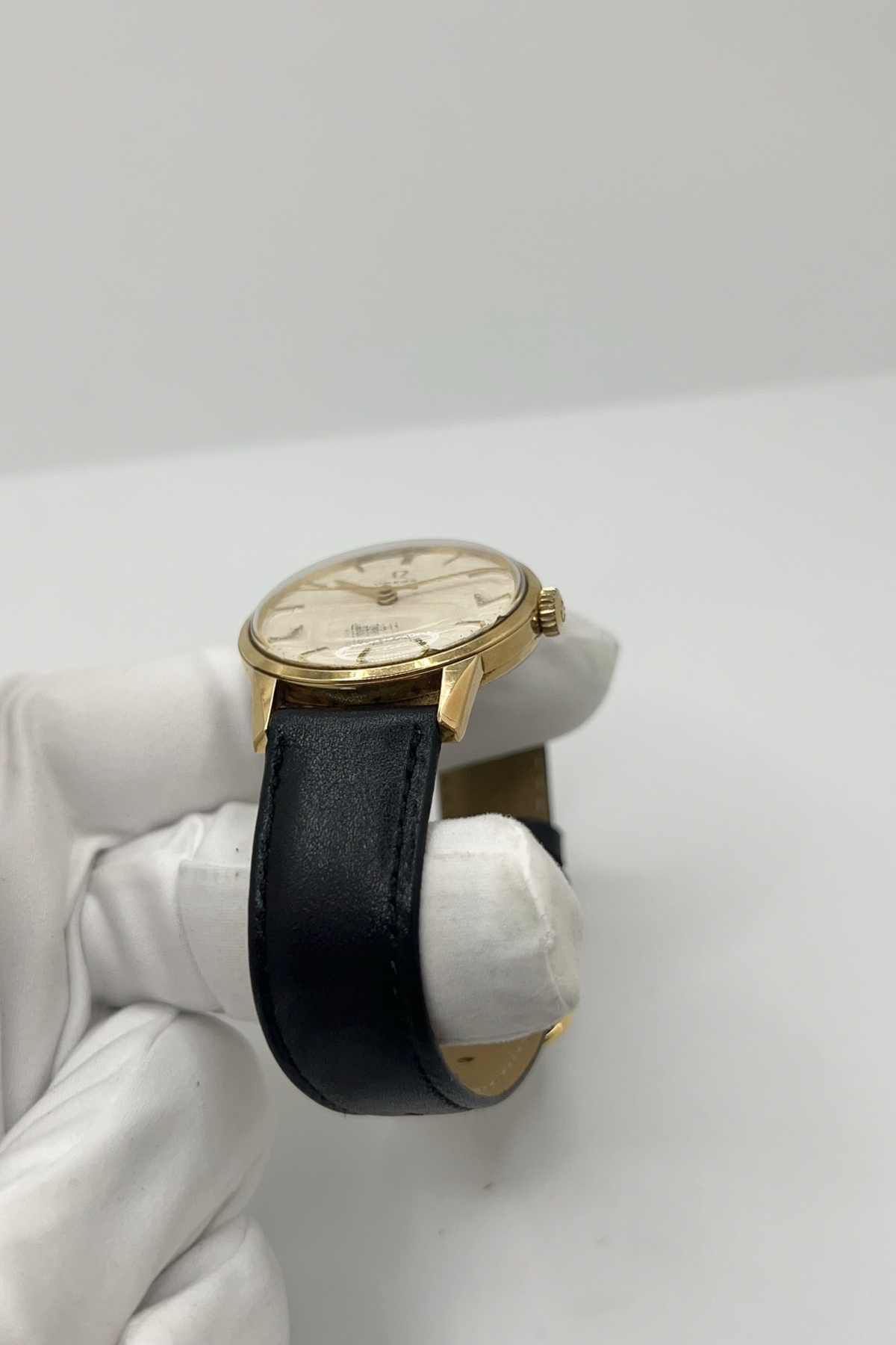 OMEGA "Seamaster 300" Watch in Stainless Steel and Leather