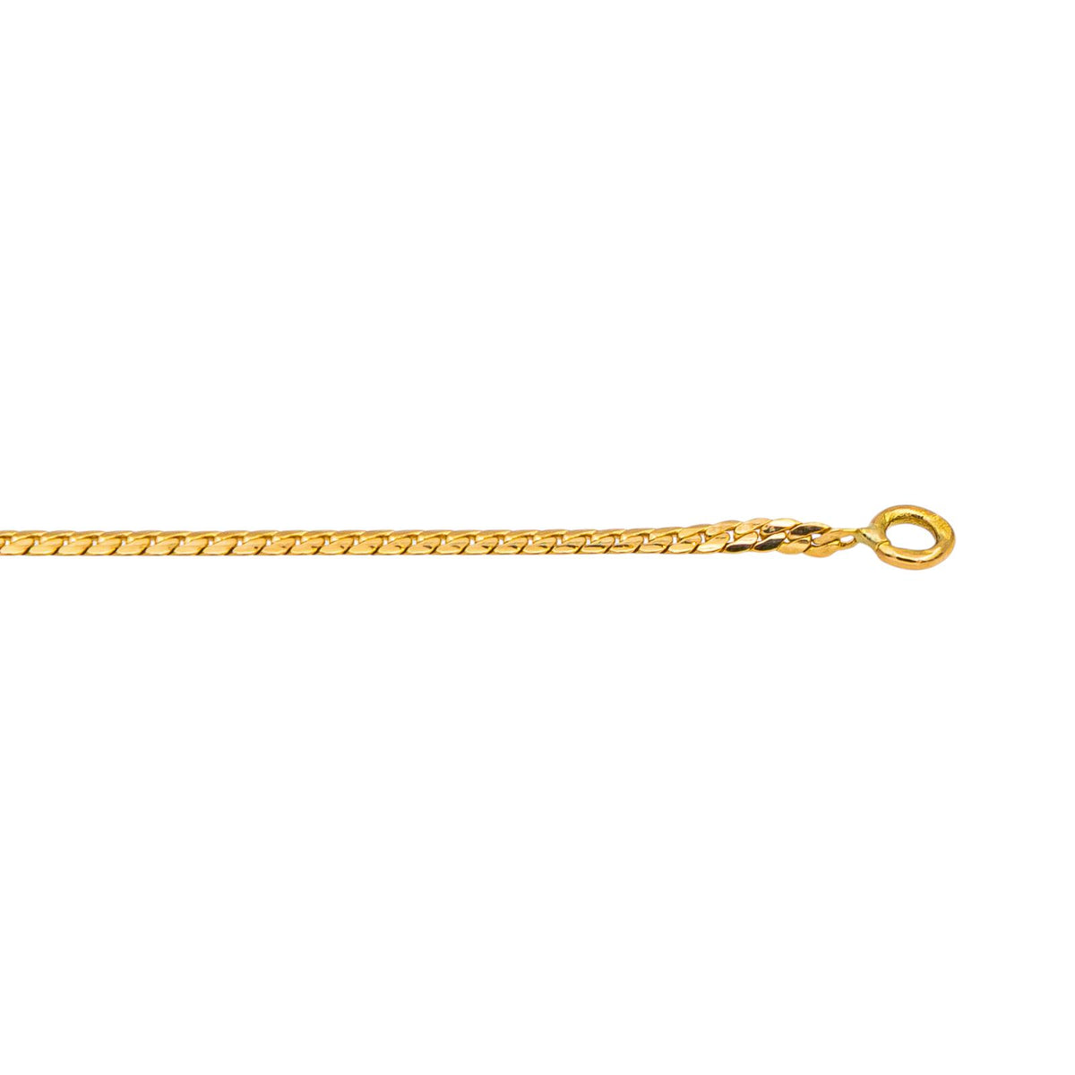 Yellow gold Solitaire Diamond Necklace