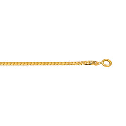 Yellow Gold Solitaire Diamond Necklace