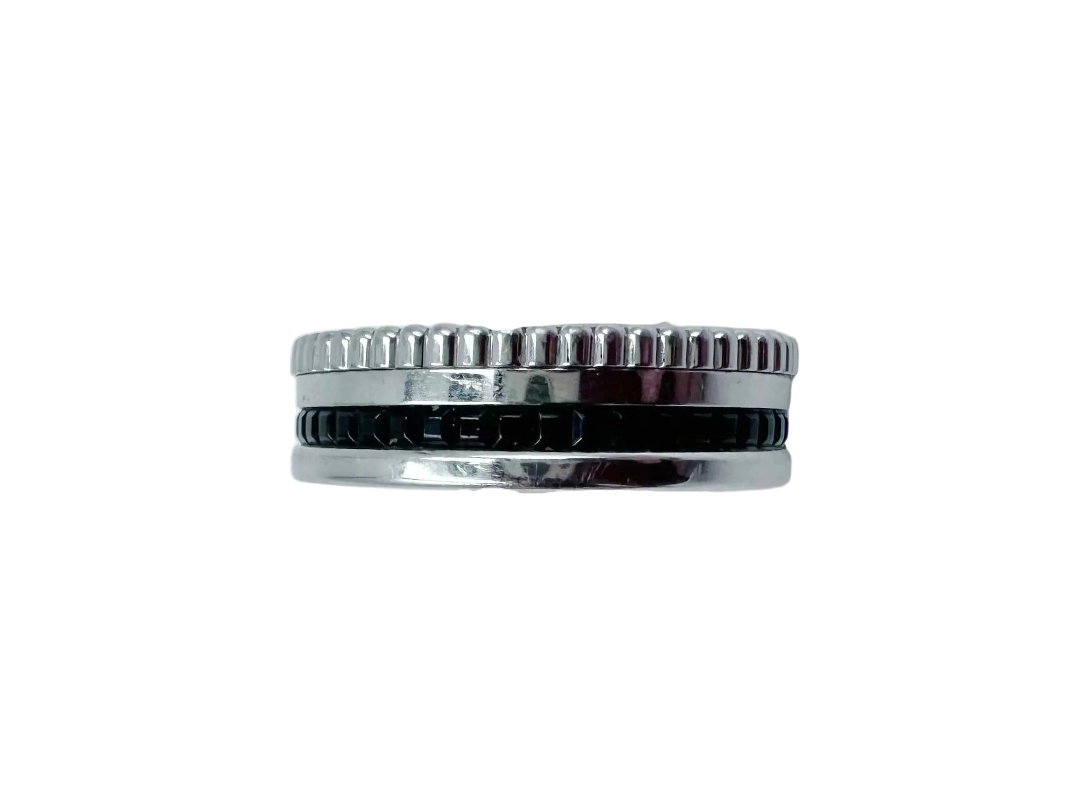 BOUCHERON "Quatre Black Edition" Ring in white gold and black PVD