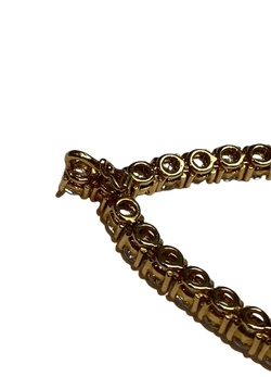 Collier Rivière en or jaune et diamants