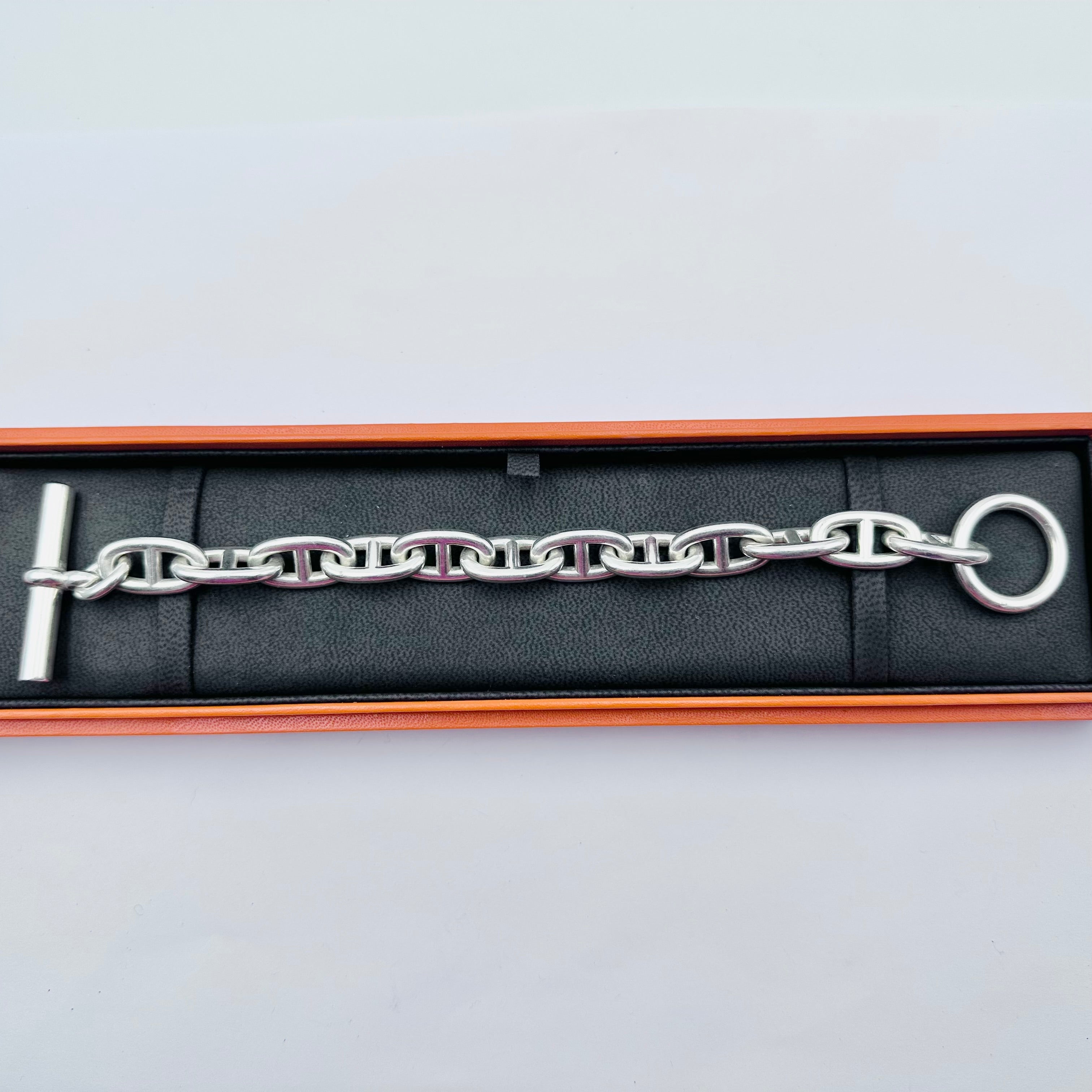 Bracelet HERMÈS "Chain d'ancre" in Silver