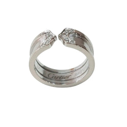 CARTIER "C2" Bangle in white gold and diamonds