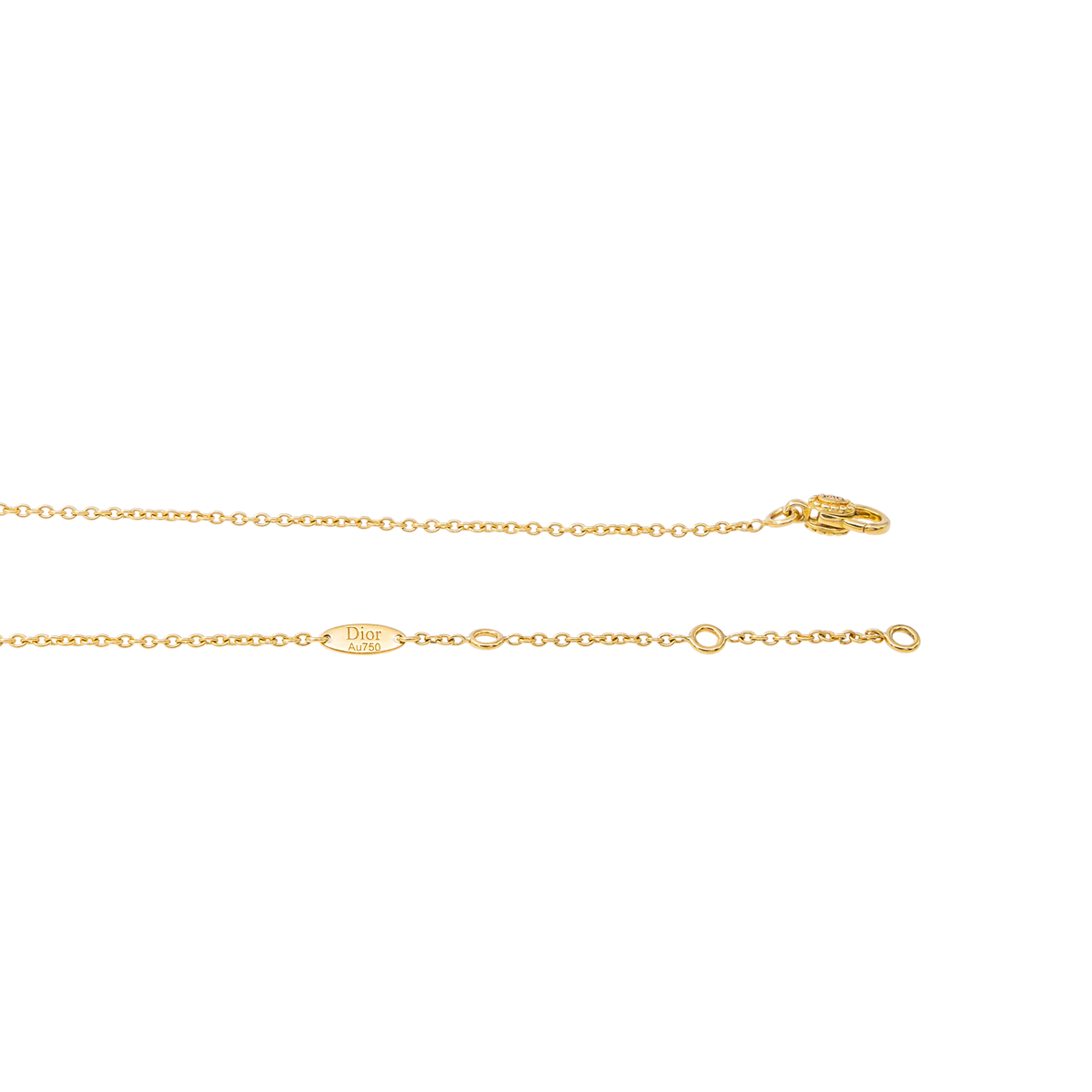 Dior "Rose des vents" Necklace in Yellow gold with Diamonds