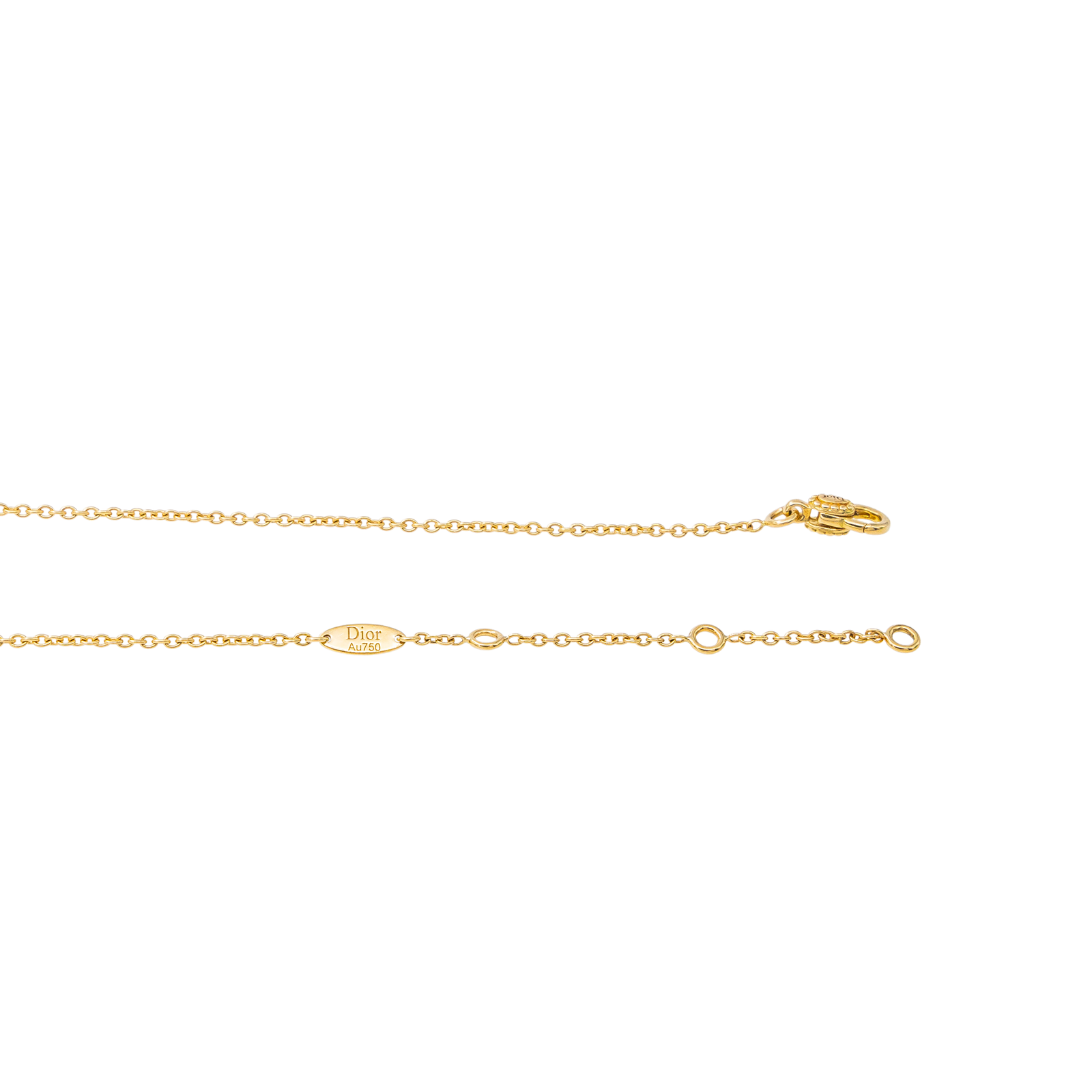Dior "Rose des vents" Necklace in Yellow gold with Diamonds