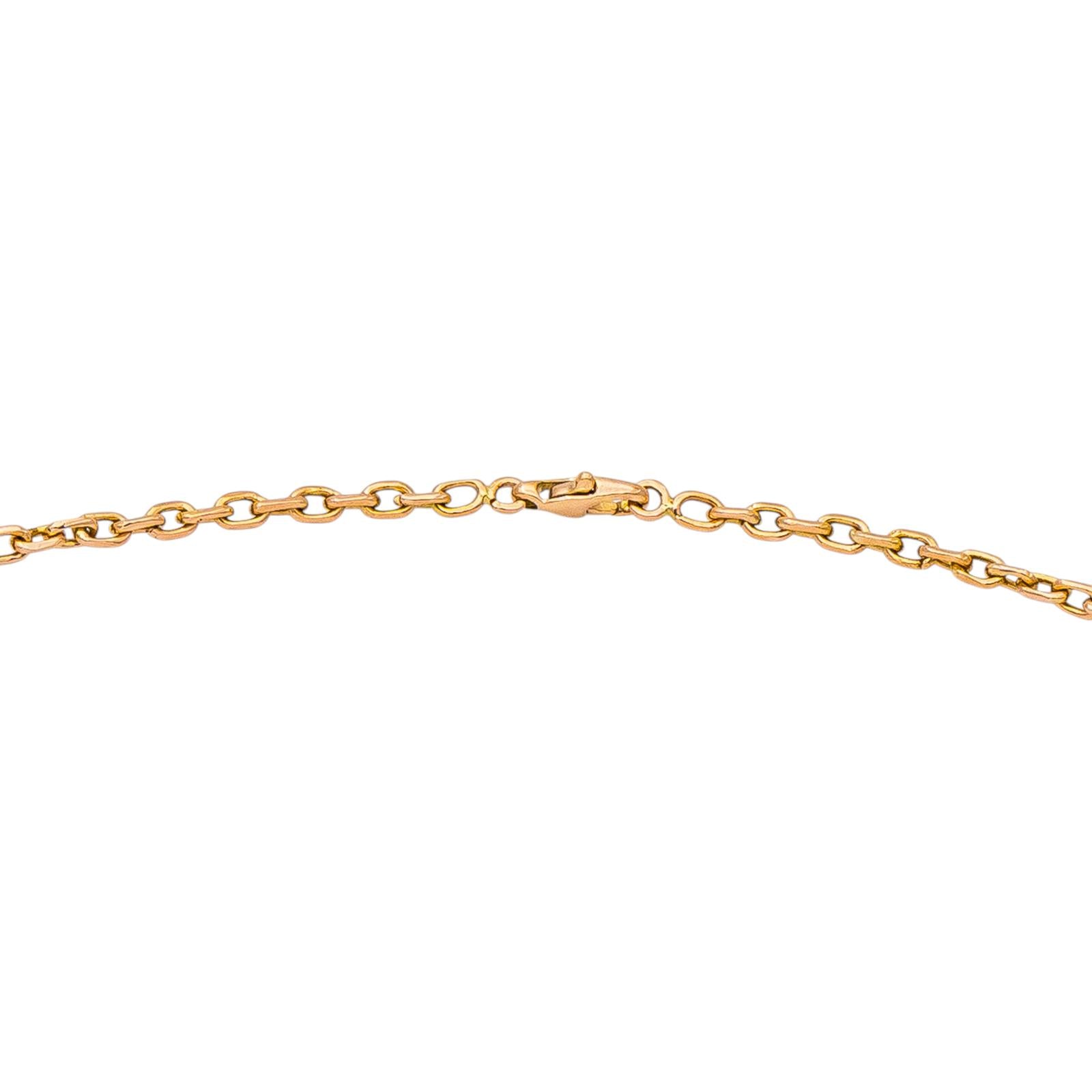 Collier Chaîne Forçat Or rose